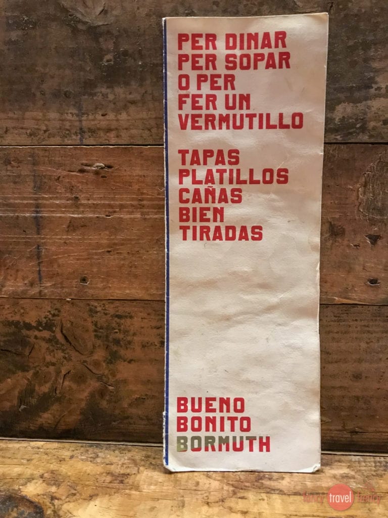 Bormuth (El Born) Dinner Barcelona