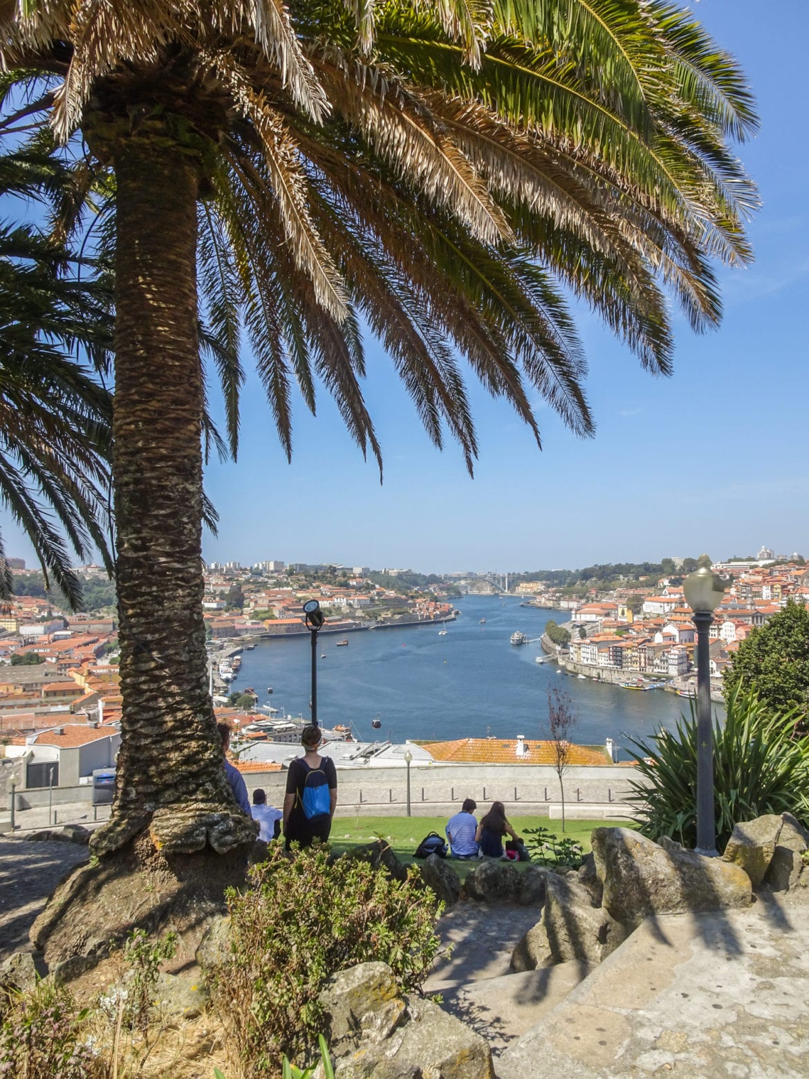 Jardim do Morro in Porto am Jakobsweg Portugal