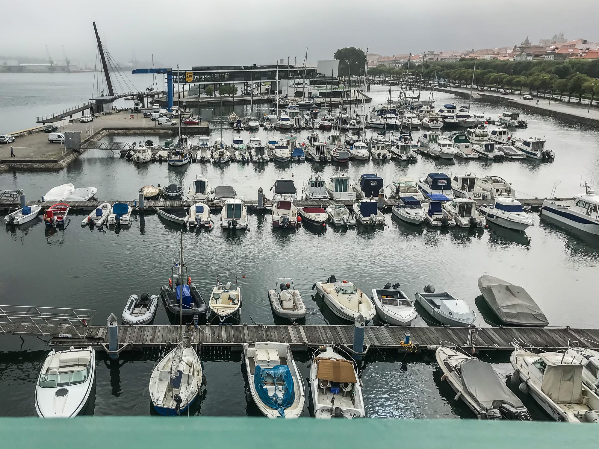 Marina Viana do Castelo am Jakobsweg Portugal