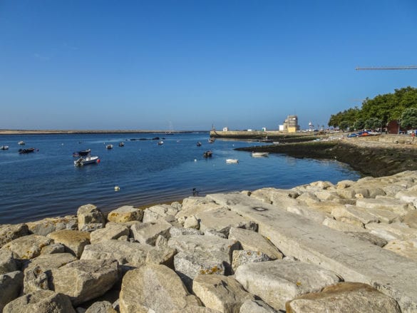 Douro mündet in den Atlantik am Jakobsweg Portugal