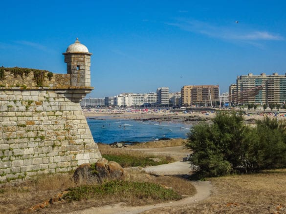 Turmfestung Forte de São Francisco Xavier in Matosinhos am Jakobsweg Portugal