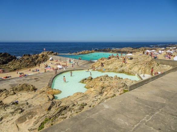 Piscinas das Marés in Leça da Palmeira am Jakobsweg Portugal