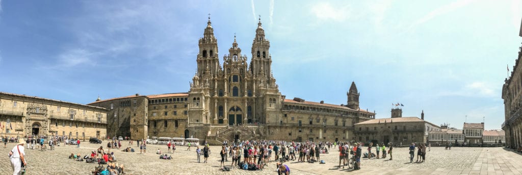 Catedral de Santiago de Compostela auf dem Praza do Obradoiro