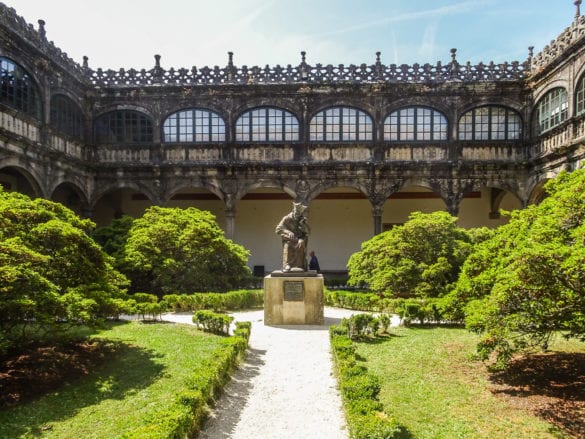 Pazo of Fonseca in Santiago de Compostela am Jakobsweg Portugal