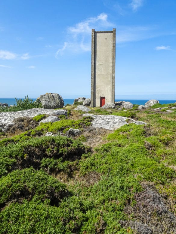Leuchtturm Sirena de Montedor in Carreço am Jakobsweg Portugal