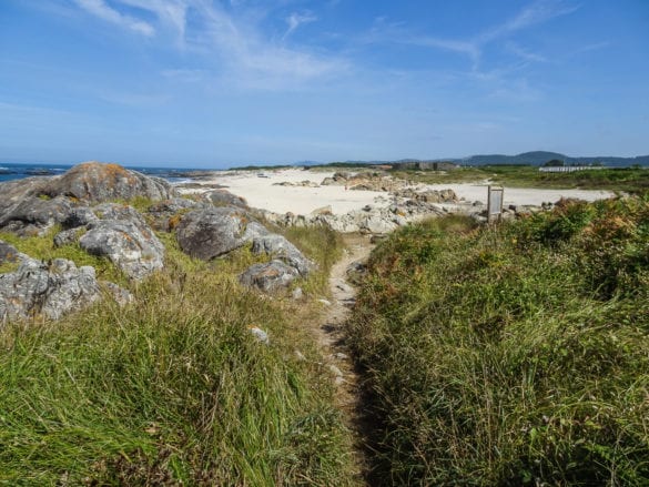Praia do Paçô am Jakobsweg Portugal