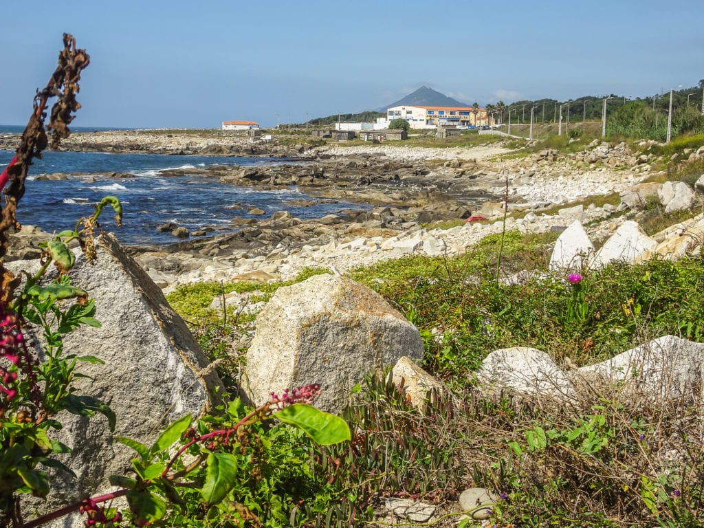 Küste in Vila Praia de Âncora am Jakobsweg Portugal