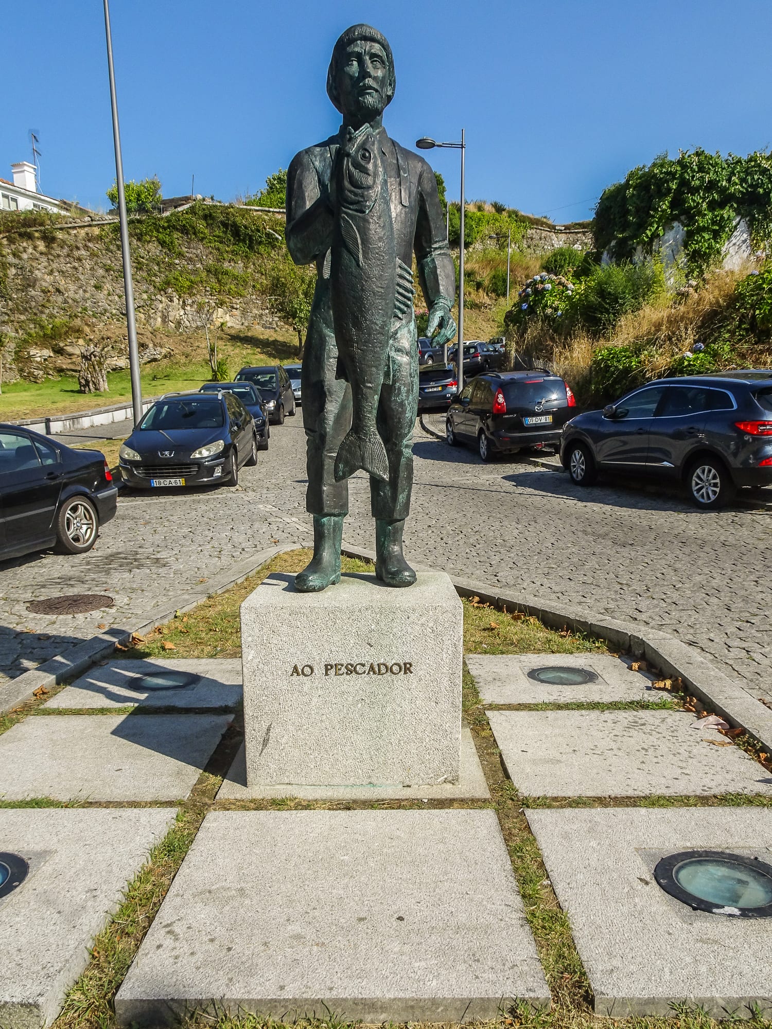 Ao Pescador Skulptur in Caminha