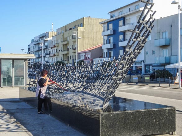 Memorial Aos Náufragos in Vila do Conde am Jakobsweg Portugal
