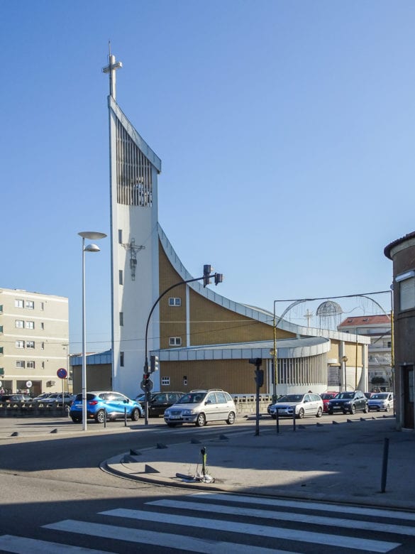 Igreja Paroquial do Nosso Senhor dos Navegantes (Igreja das Caxinas) in Vila do Conde am Jakobsweg Portugal