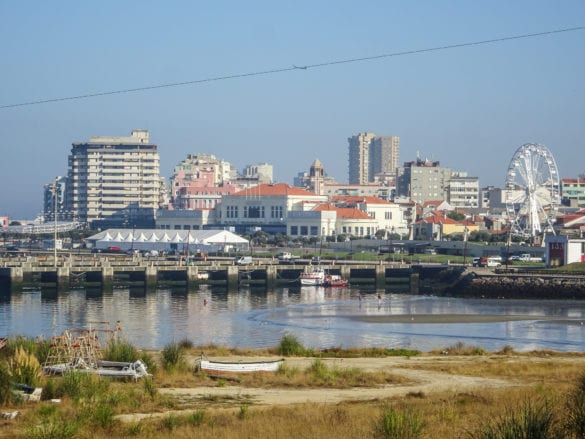 Marina da Póvoa de Varzim am Jakobsweg Portugal