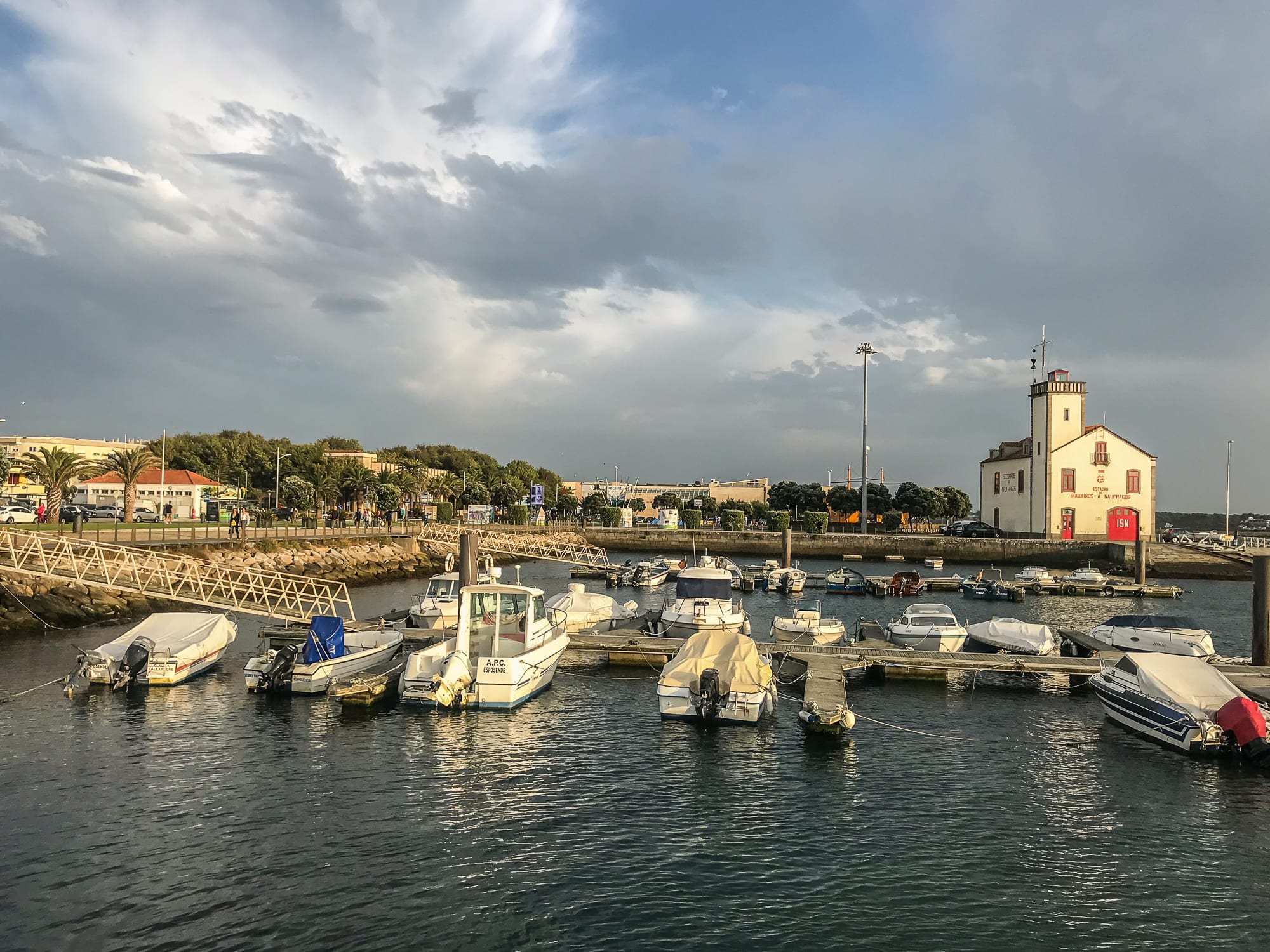 Marina de Esposende und Museu Marítimo de Esposende am Jakobsweg Portugal